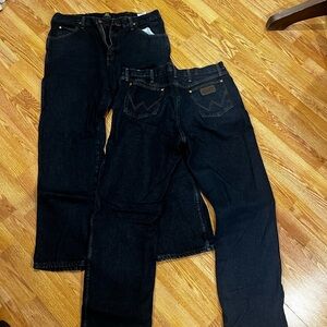 Lined men’s Wrangler jeans 36x32